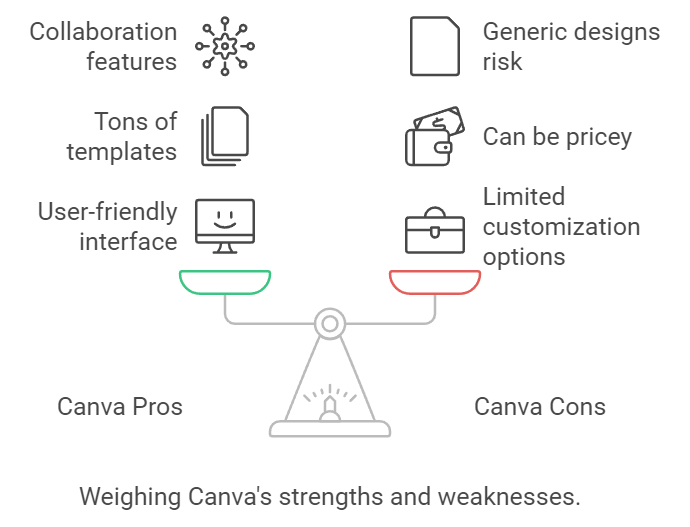 Pros and Cons Canva